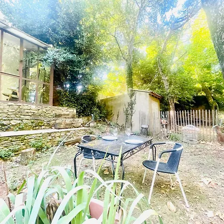 La Maisonnette Du Parc - Piscine - Tennis Apartment *